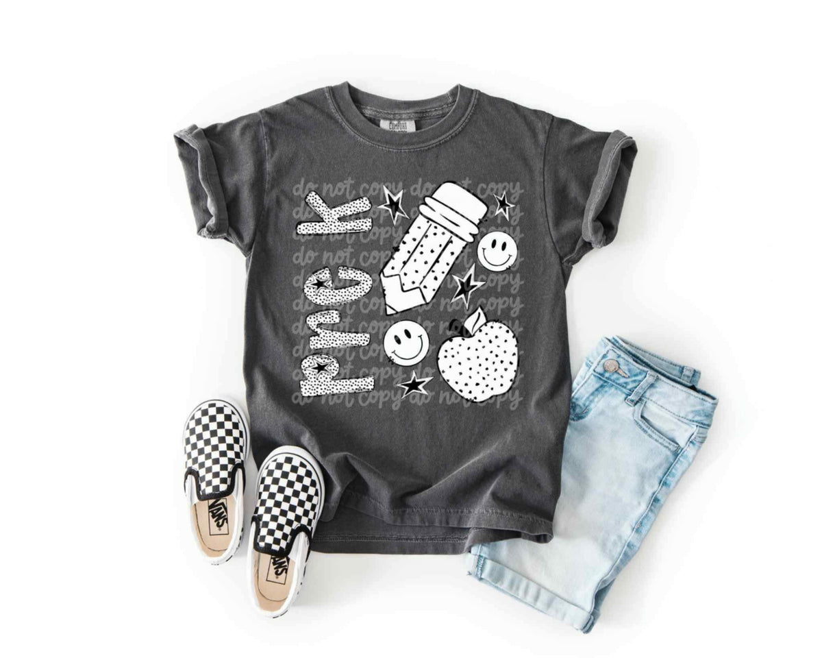 Pre-k polka dot 106702 DTF transfer