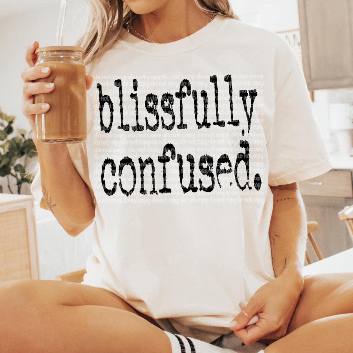 Blissfully confused. (TTD) 96189 DTF transfer