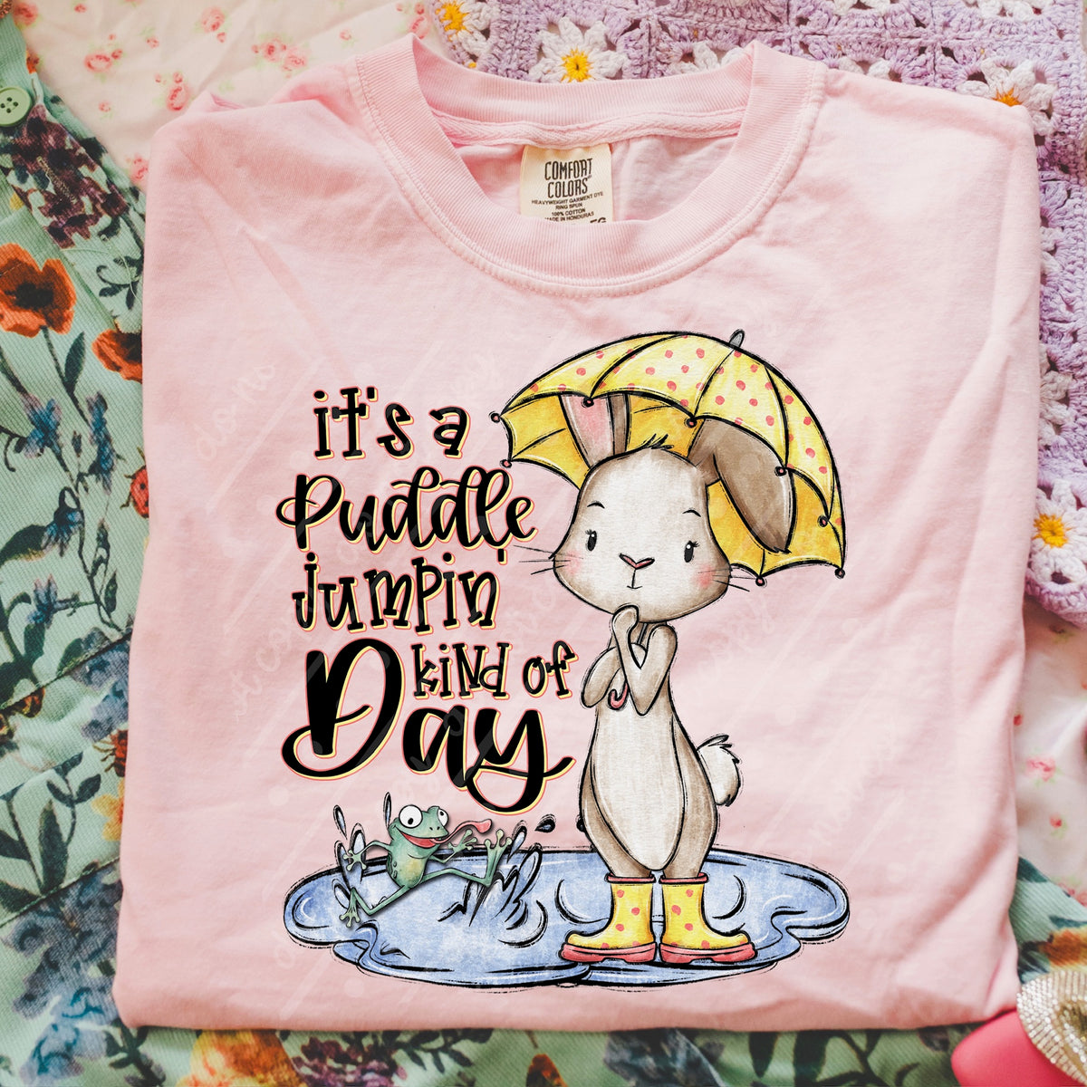 Puddle jumpin kind of day (texasgal) DTF Transfer