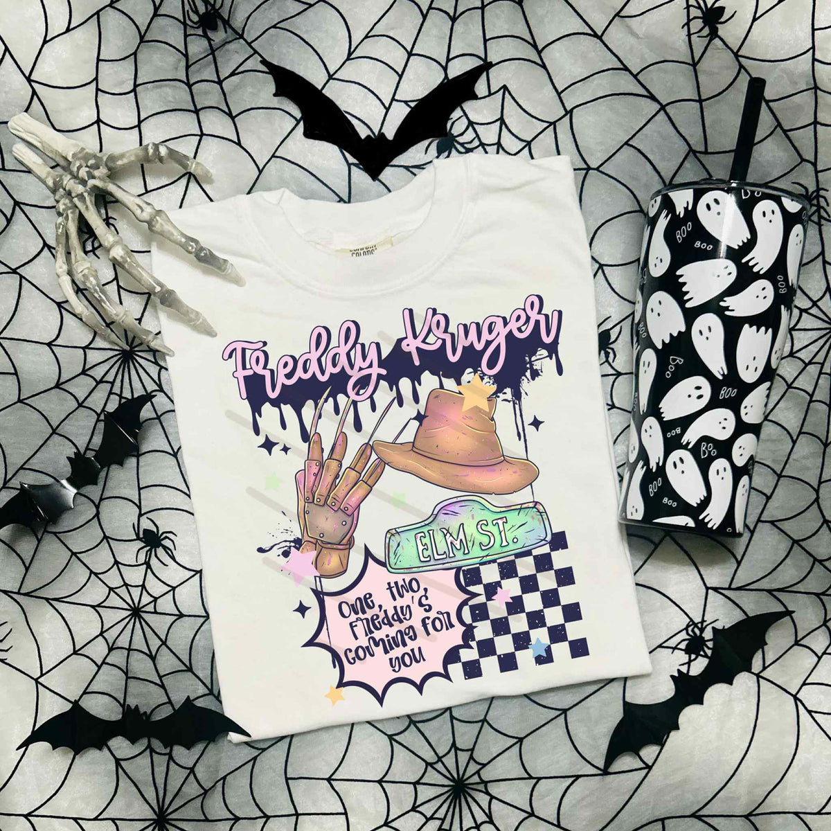 Pastel fred Collage exclusive DTF transfer