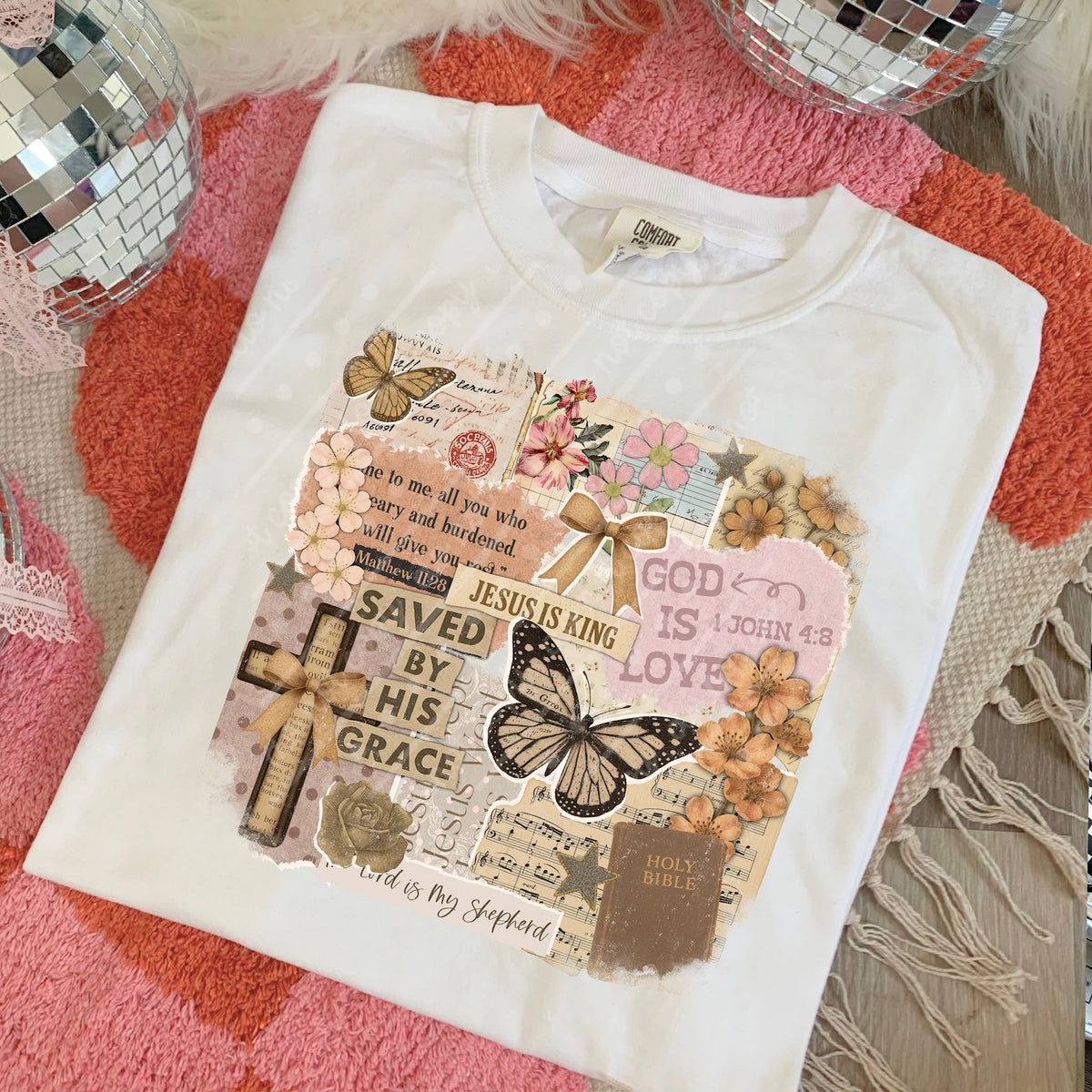 Faith collage (scarlow) DTF transfer