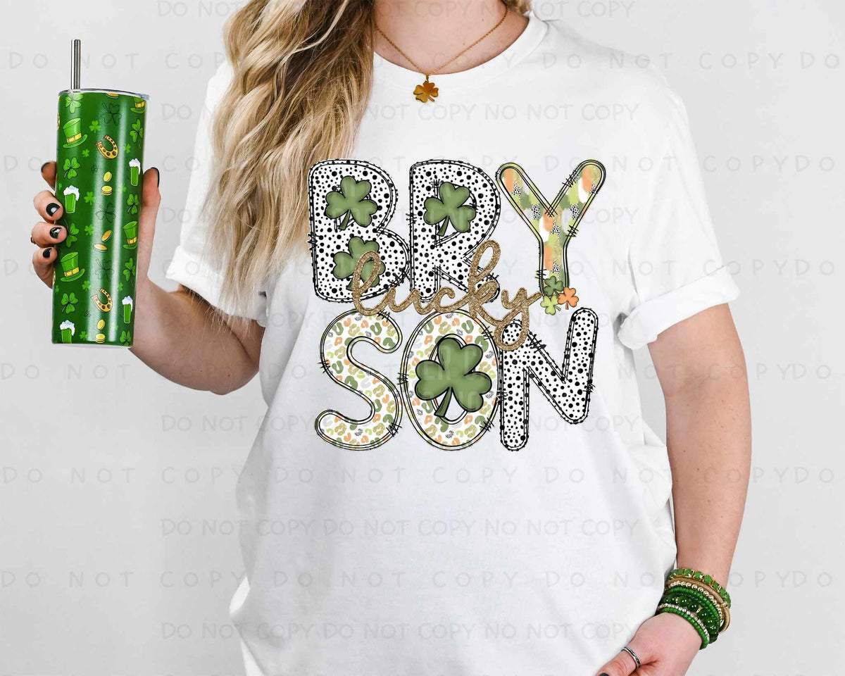 Lucky Bryson st Patrick patterns (caplinger) 82471 DTF transfer