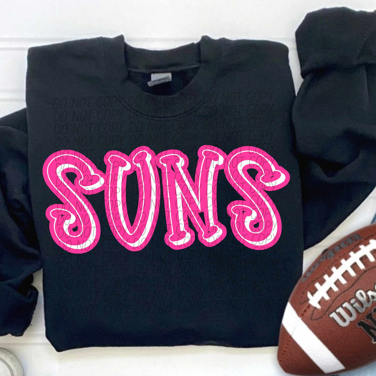 Suns hot pink 55349 DTF transfer