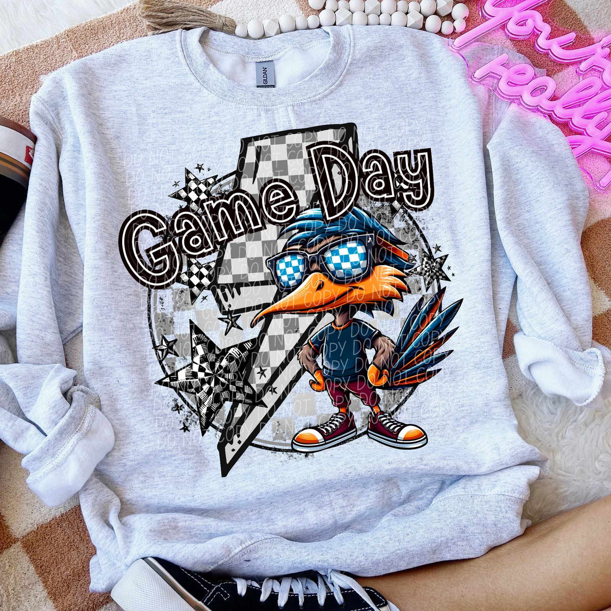 Game day woodpecker lightning bolt (CITY) 52565 DTF transfer