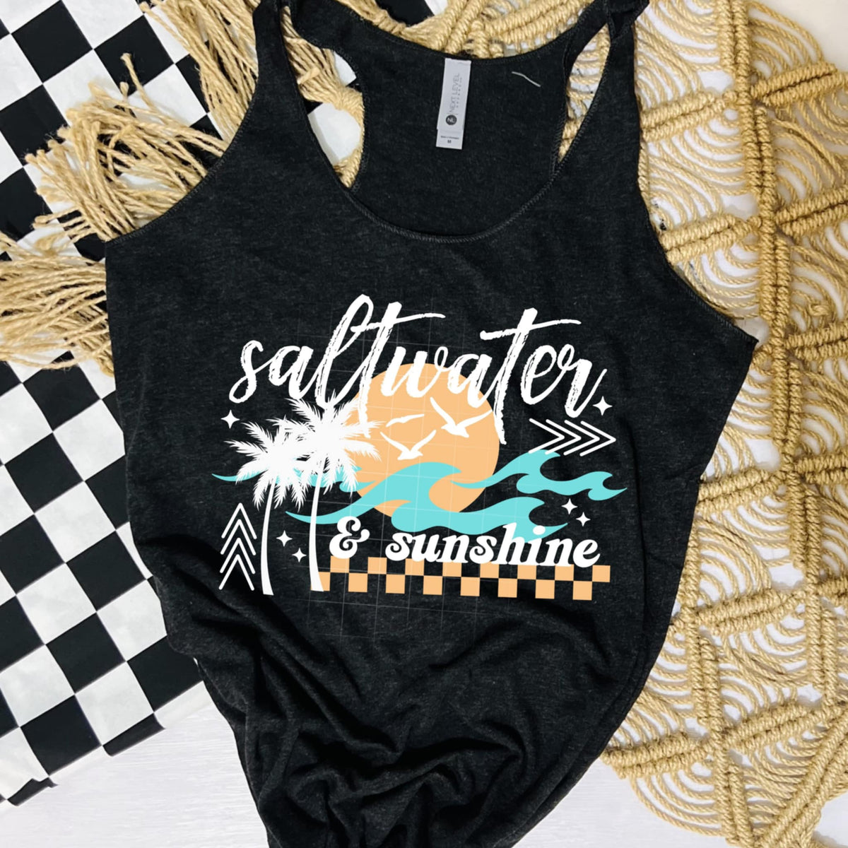 Saltwater & sunshine white font (CSC) 98927 DTF transfer