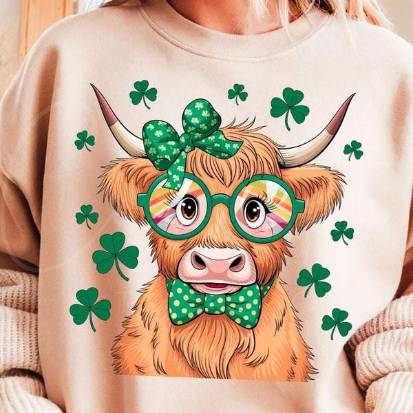 St Patrick’s cow 75975 DTF transfer