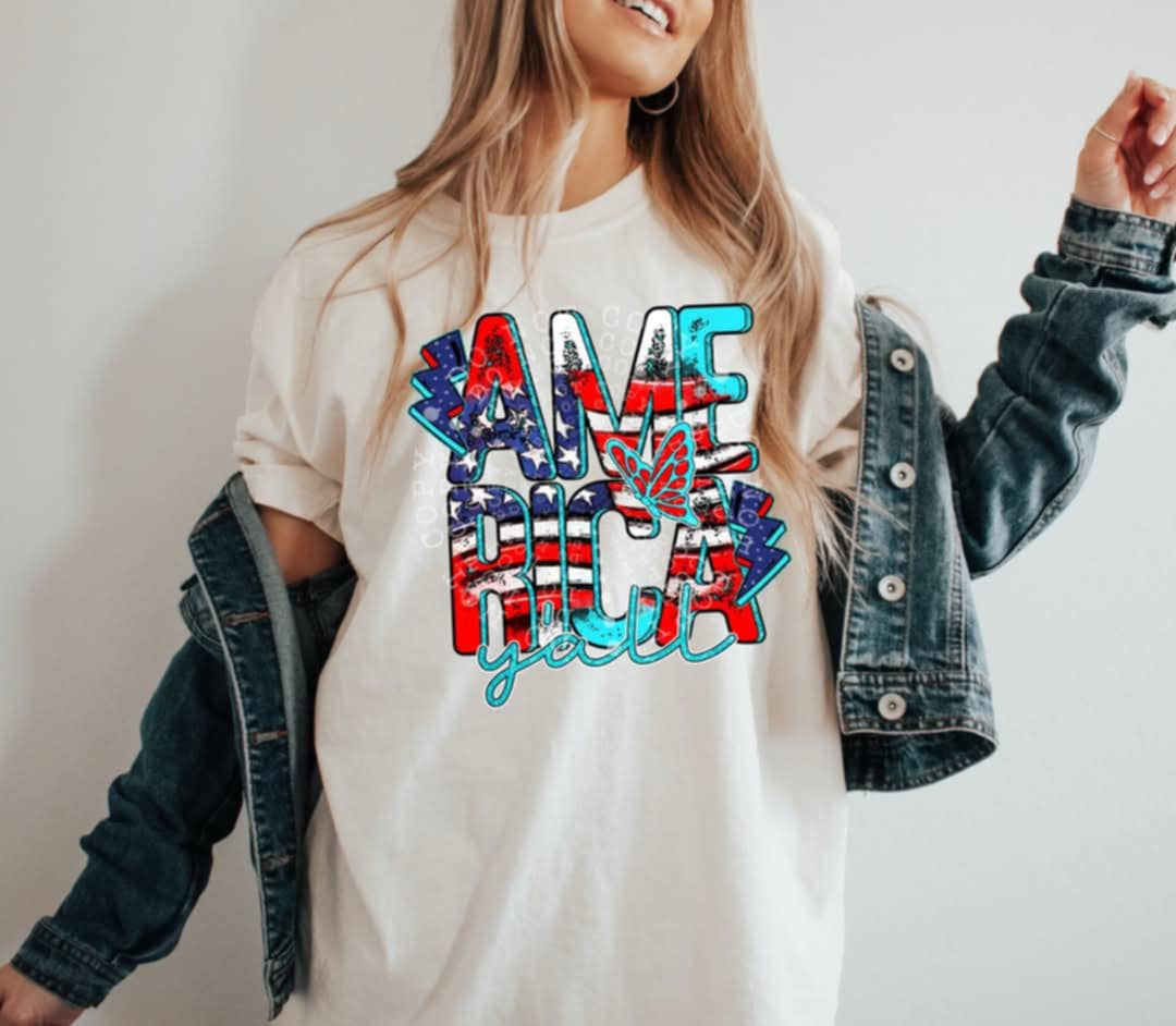 America y’all (C’s) 100054 DTF transfer