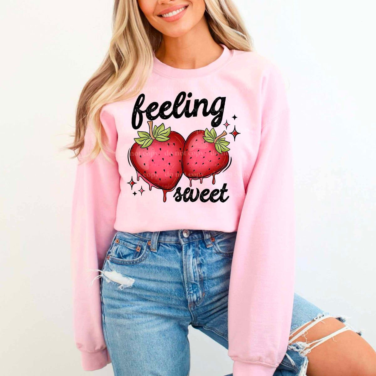Feeling sweet strawberries (CSC) 77256 DTF transfer