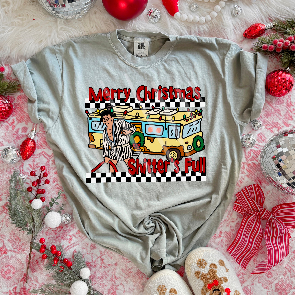 Merry Christmas Camper 113826 DTF transfer