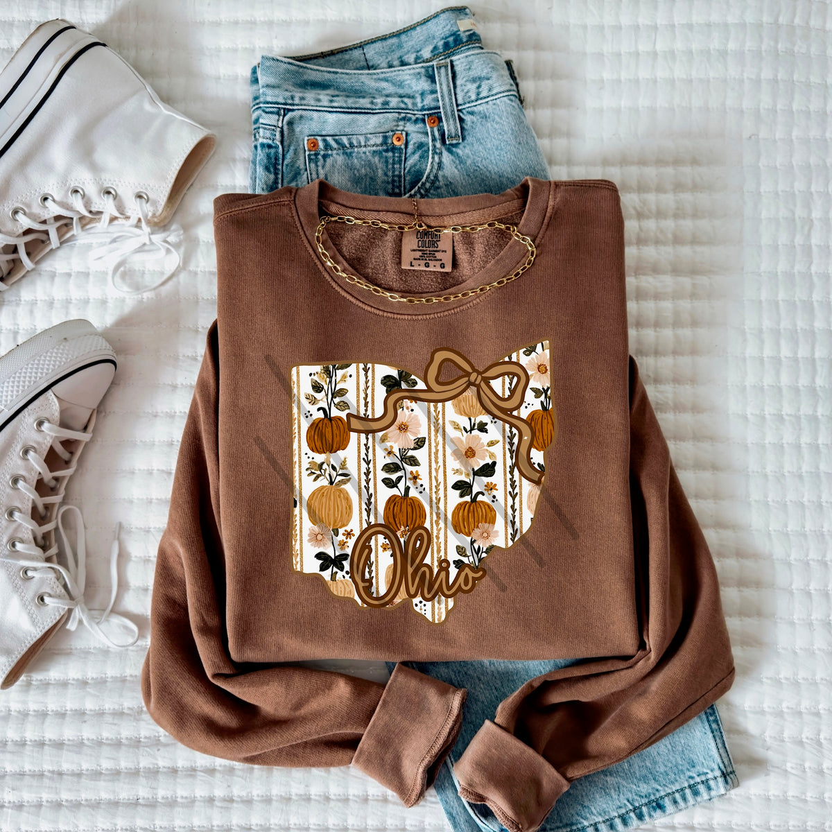 Ohio fall pumpkin state (MZ) 113584 DTF Transfer