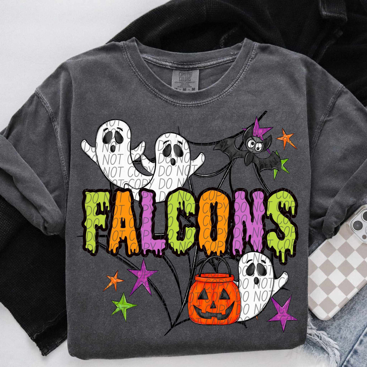 Falcons Halloween (City) DTF transfer