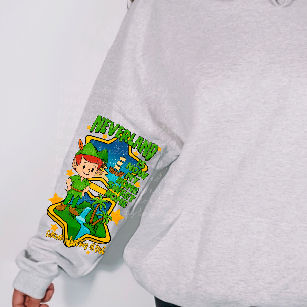Never land Polly style SLEEVE 115438 DTF transfer