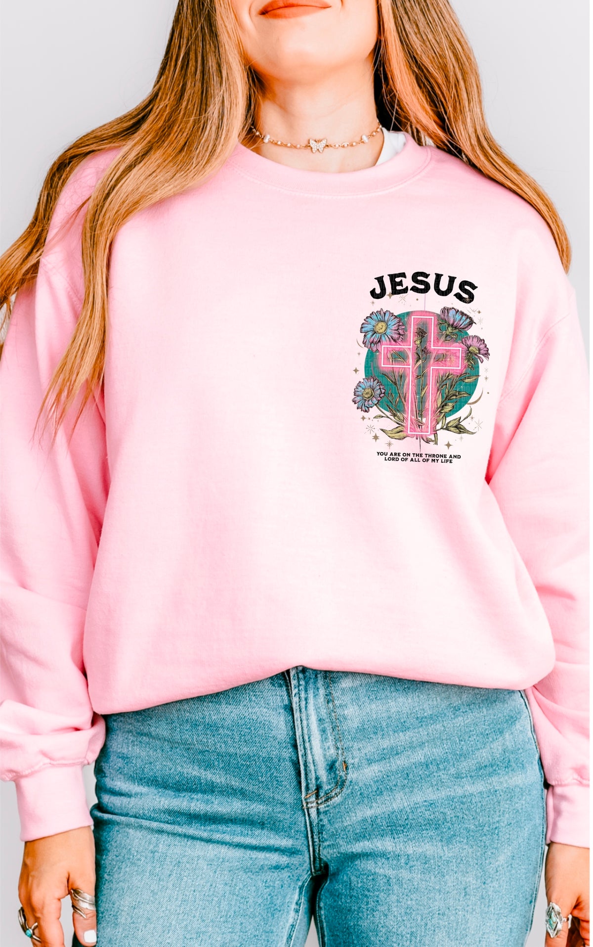 Jesus you are on the the one and lord of all of my life 95371 DTF transfer