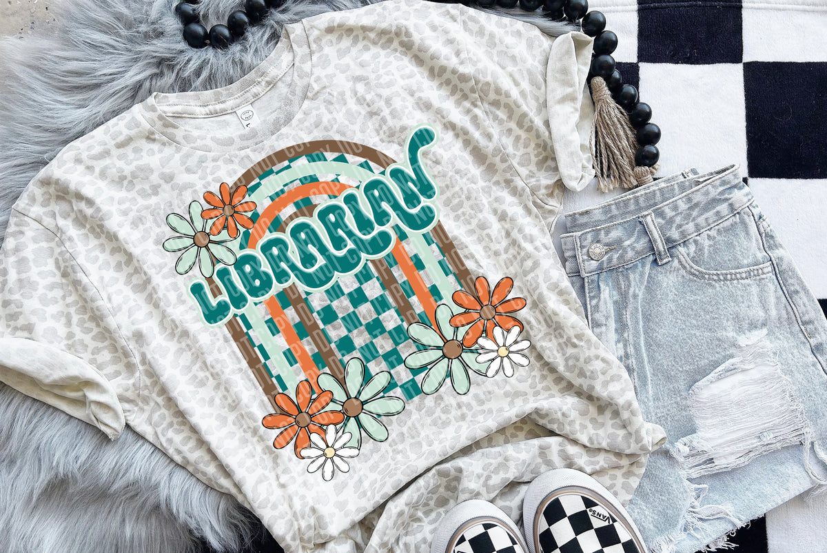 Floral Arch librarian 49329 DTF TRANSERS