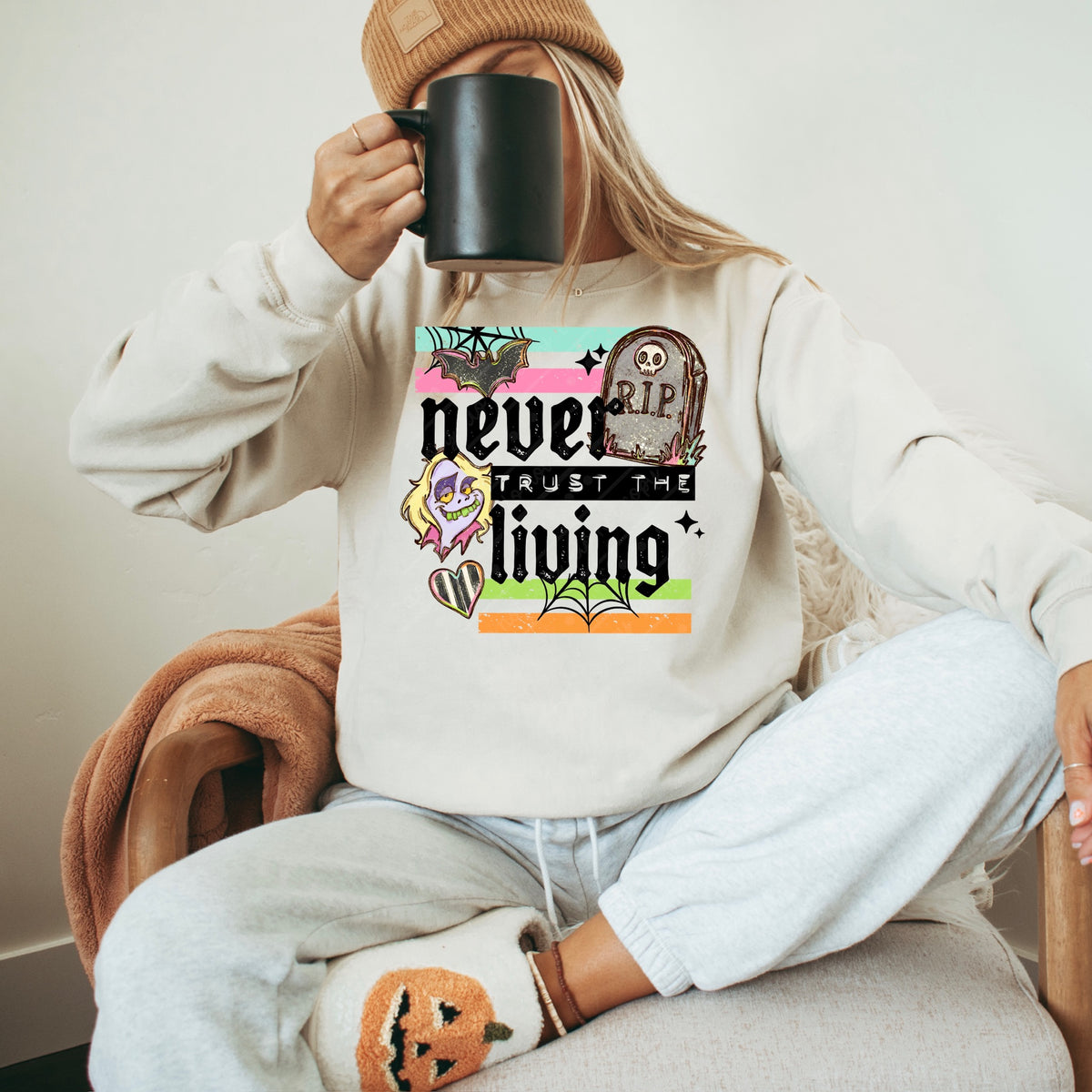 Never trust the living (exclusive) DTF Transfer