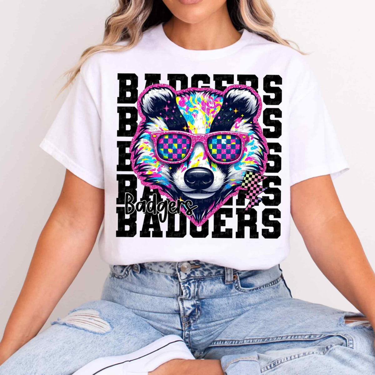 Badgers Stacked Exclusive (Virgo) 109043 DTF transfer