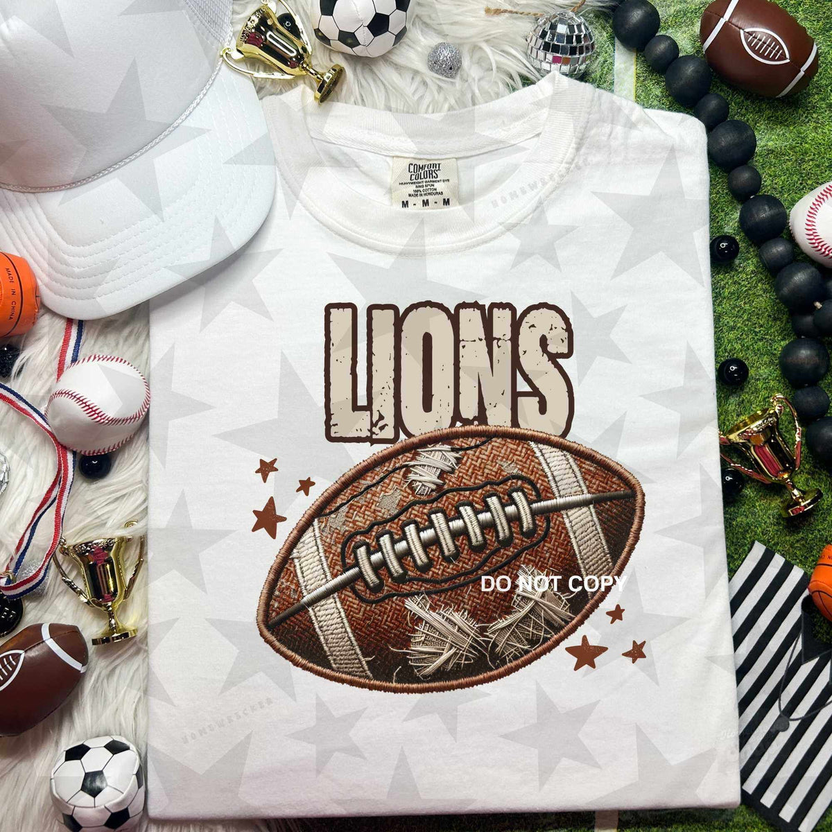 Lions football (HW) 58107 DTF transfer