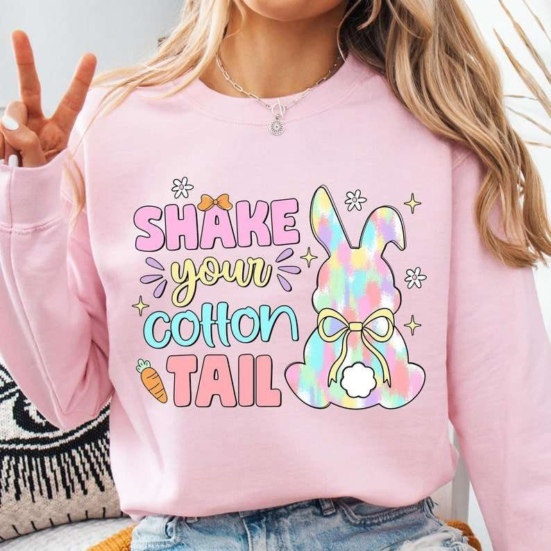 Shake your cotton tail 80223 DTF transfer