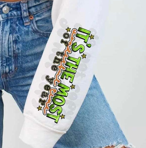 It’s the most wonderful time of the year bugs bunny sleeve 65562 DTF transfer