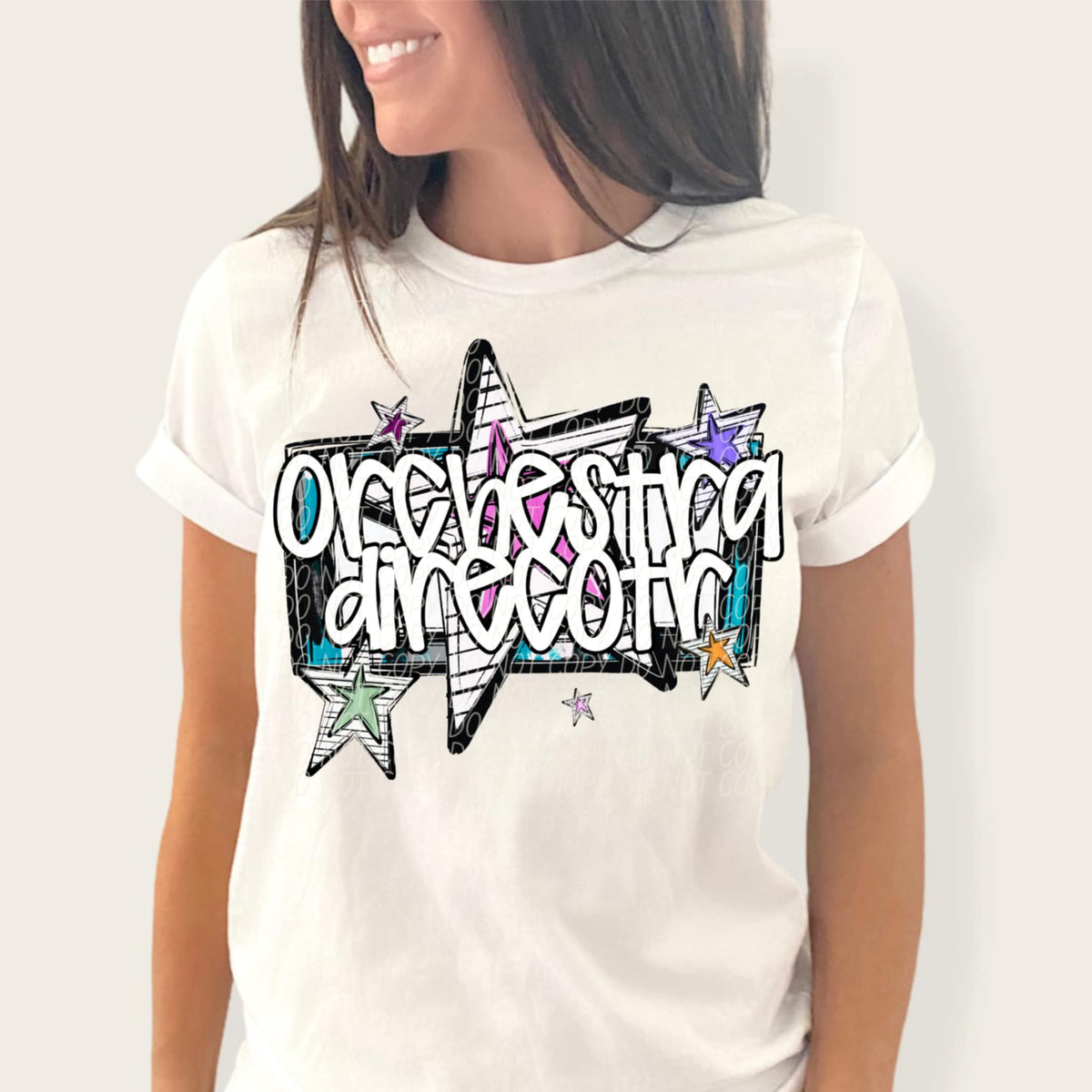 Orchestra director stars (Caplinger) 87547 DTF transfer