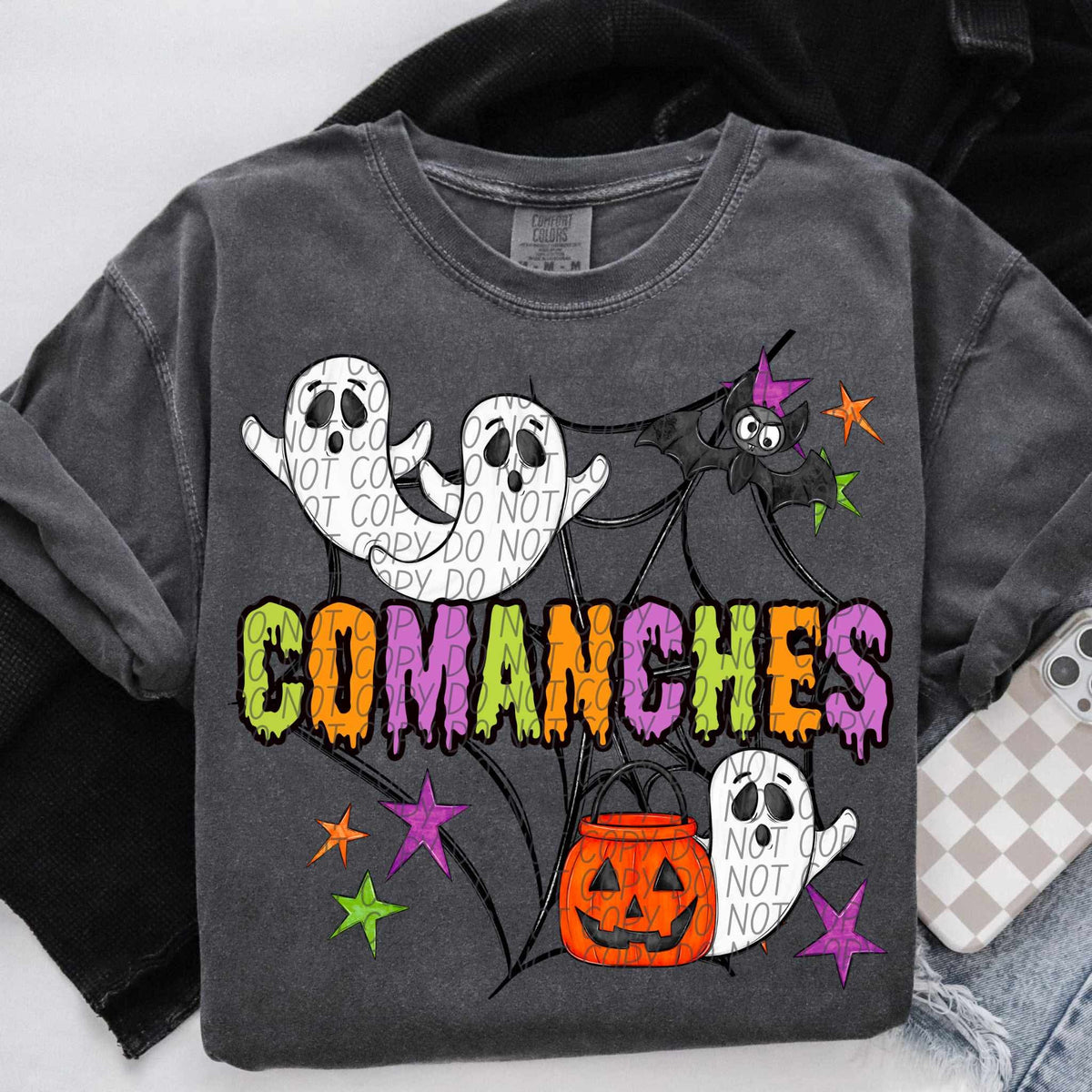 Comanches Halloween (City) DTF transfer