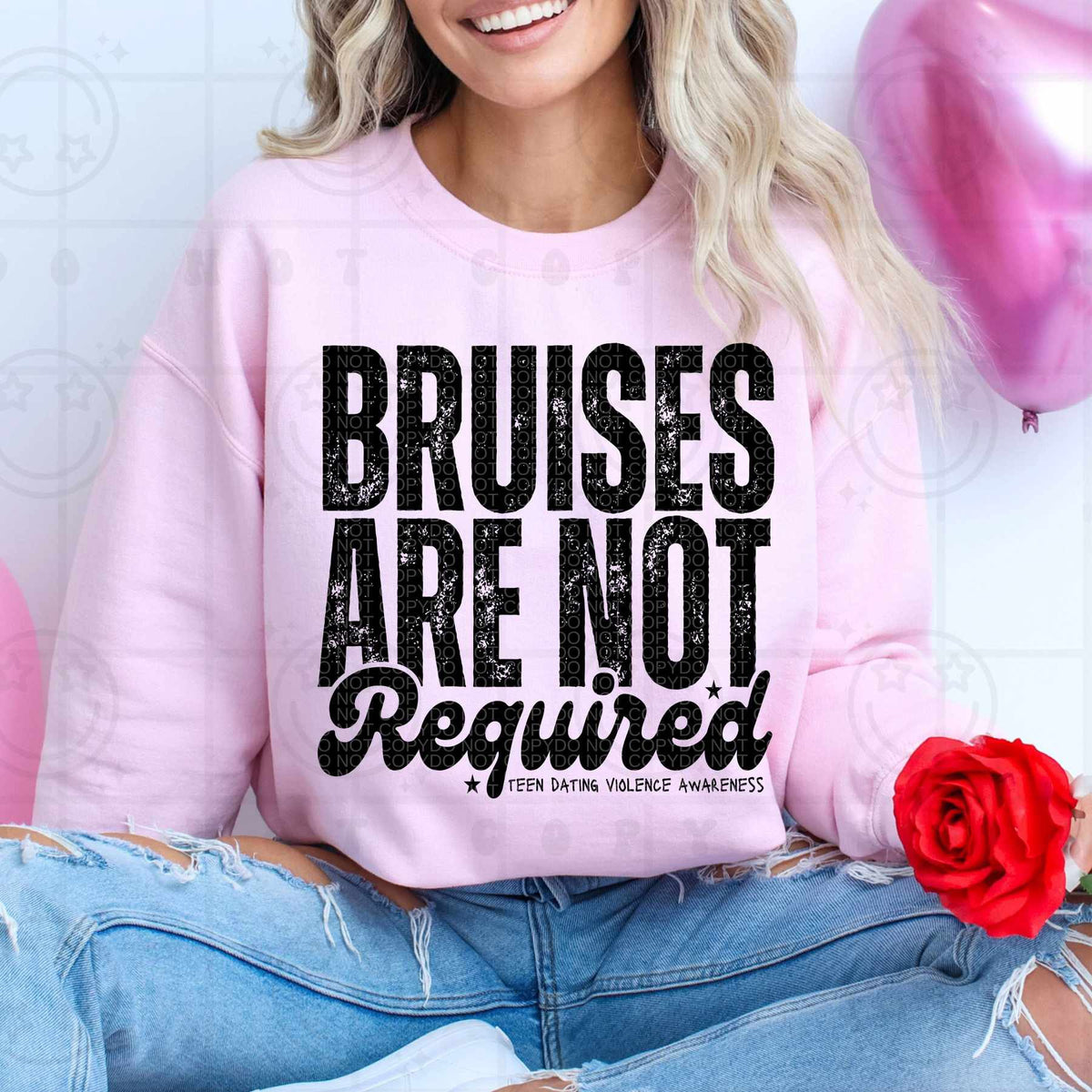 Bruises are not required (HW) 79419 DTF transfer