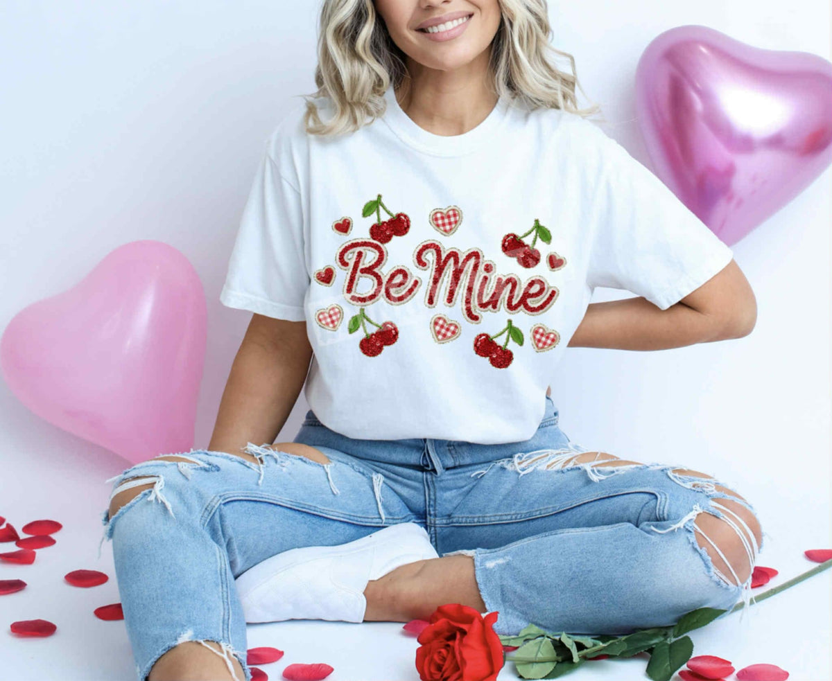 Be Mine Cherries exclusive DTF Transfer
