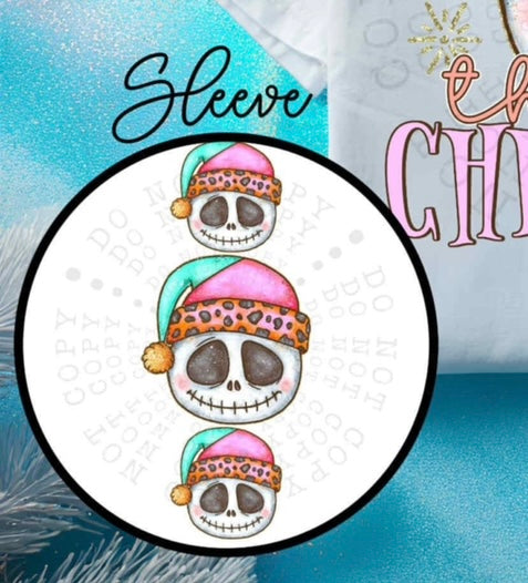 This is Christmas sleeve 106682 DTF transfer