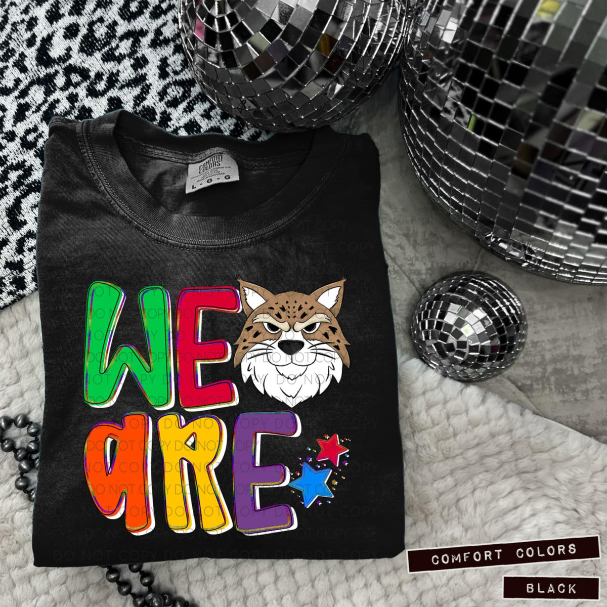 We are wildcats spotted (Caplinger) 100841 DTF transfer