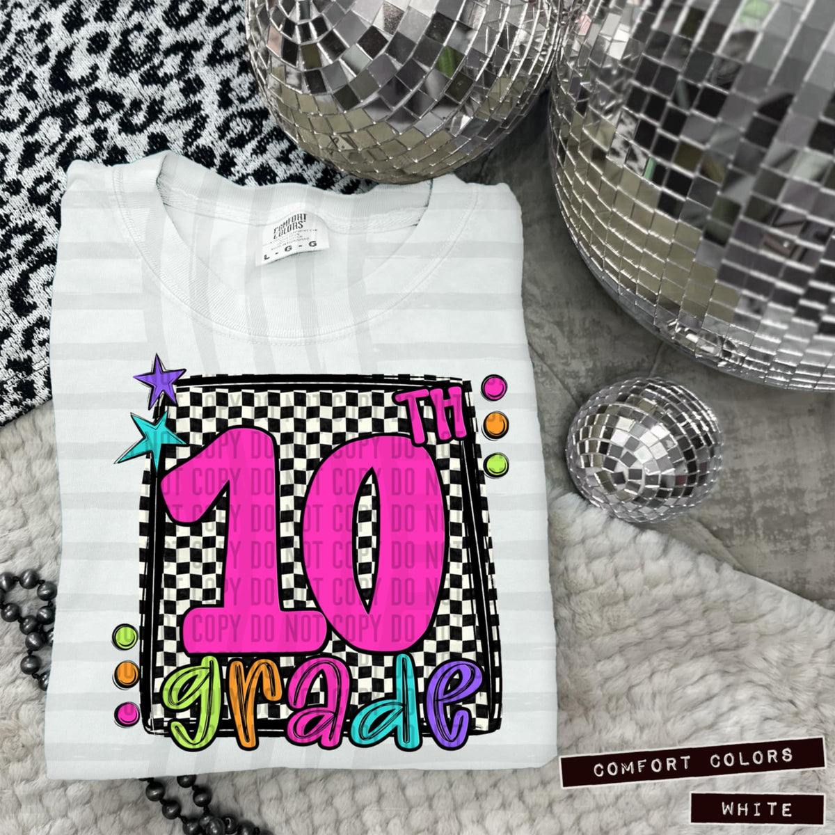 10th Grade (caplinger) DTF transfer