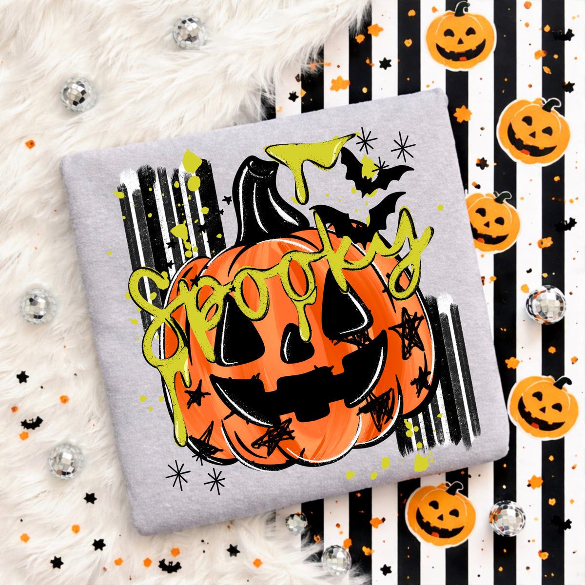 Spooky pumpkin drip (CSC) DTF Transfer