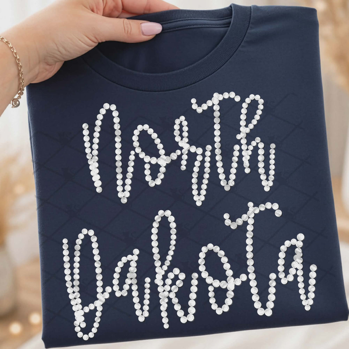 North dakota faux beads (TTD) DTF Transfer