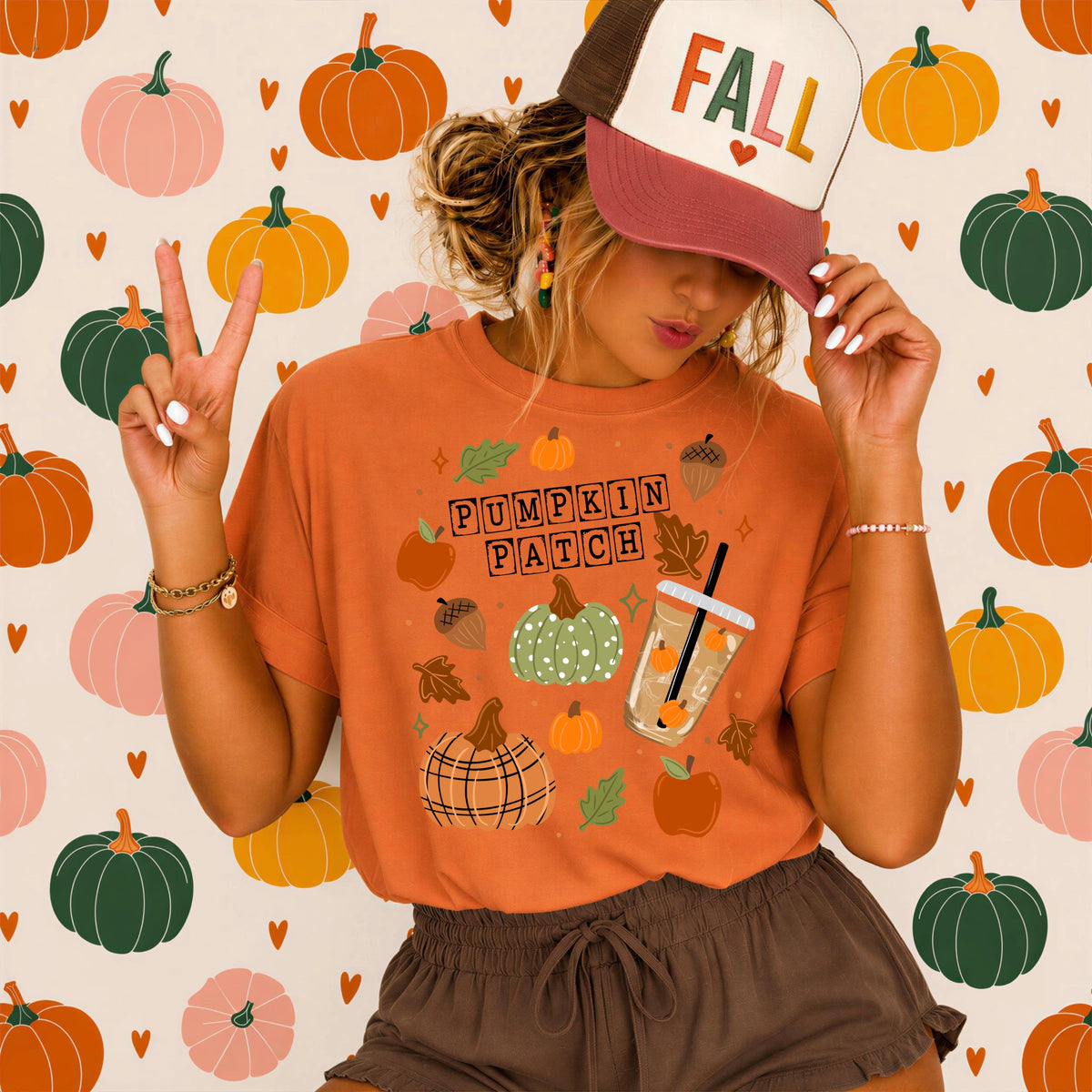 Pumpkin patch blocks (CSC) DTF Transfer