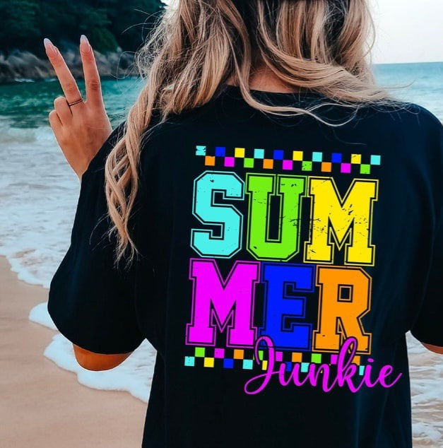 Summer junkie neon 75993 DTF transfer