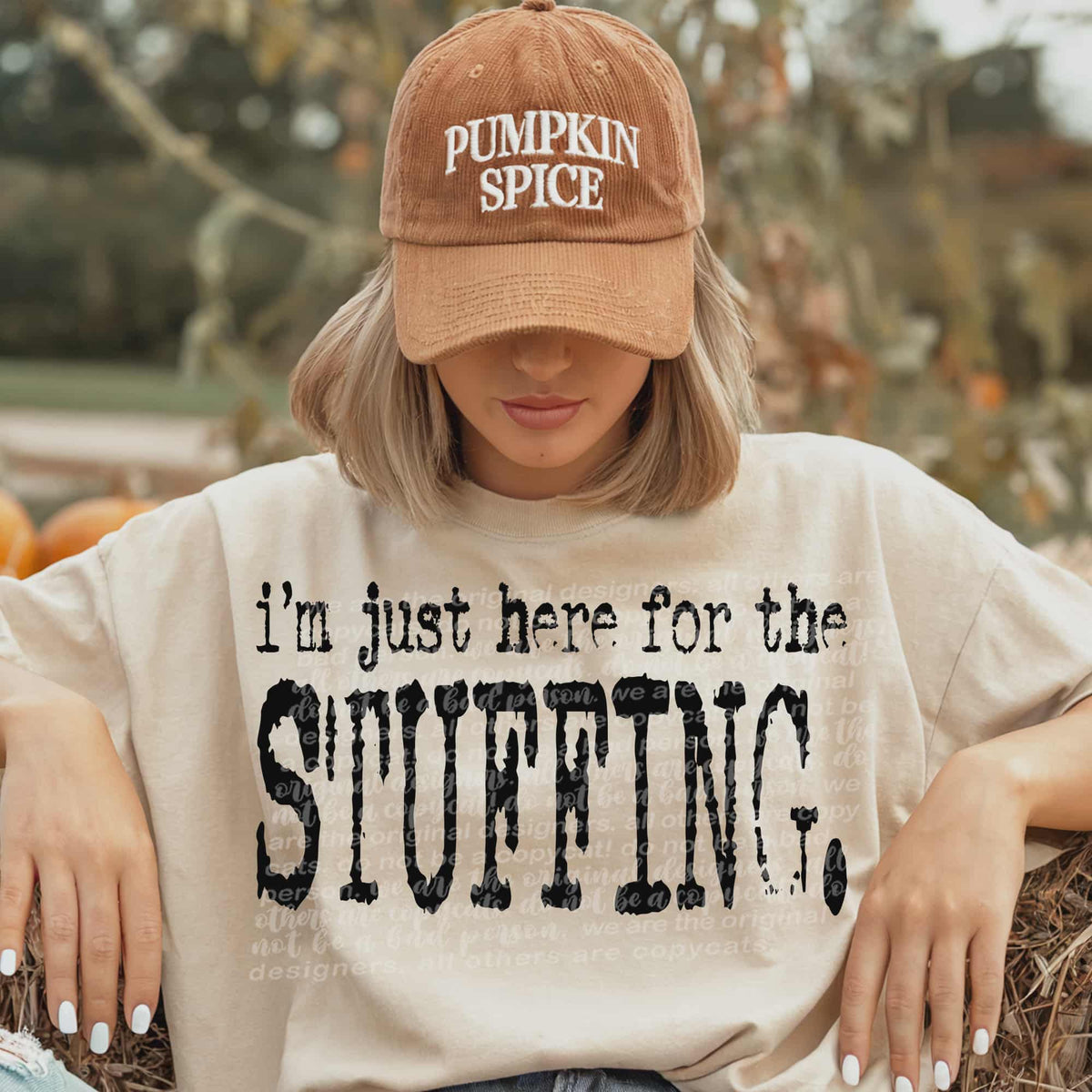 Here for the Stuffing black font (TTD) DTF transfer