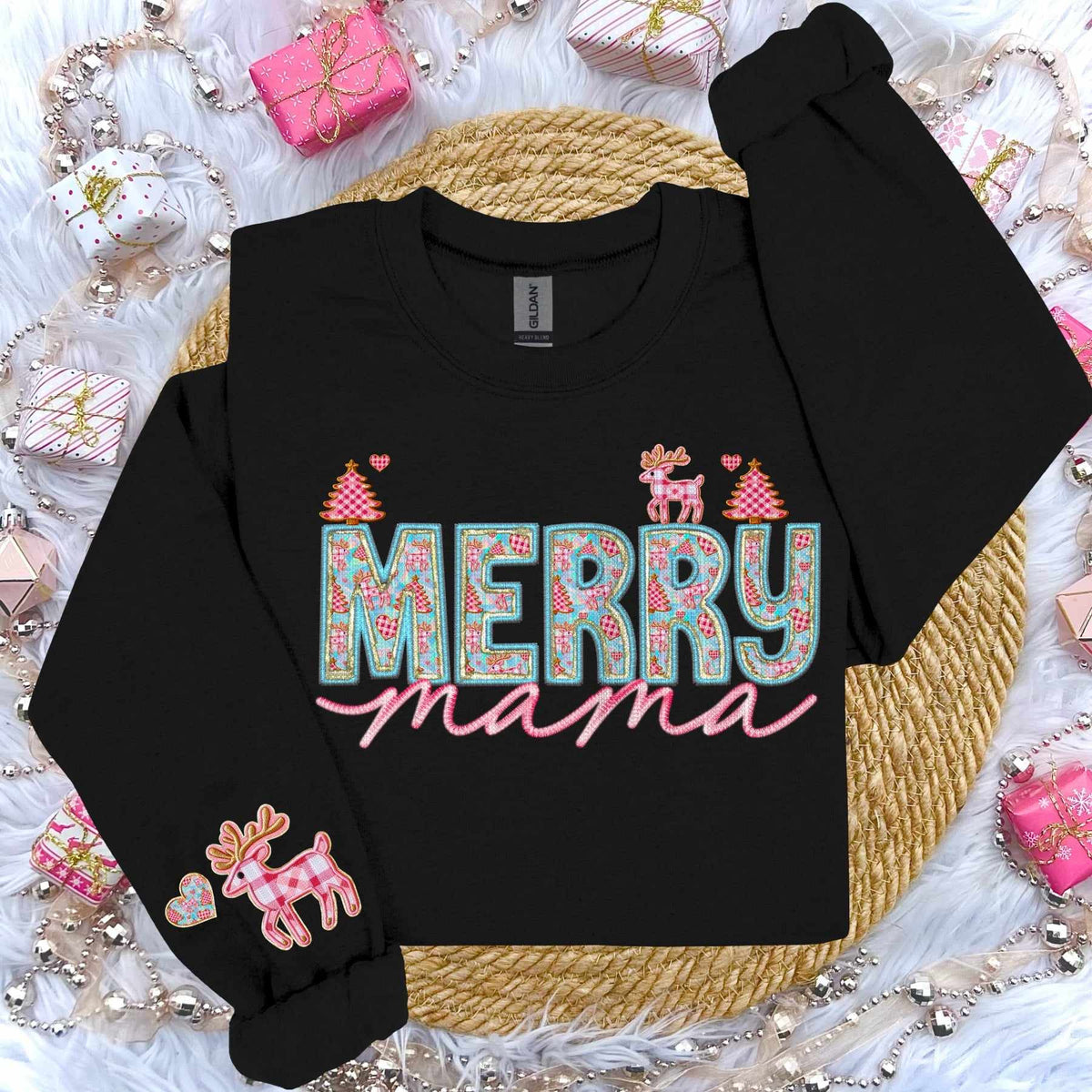 Merry mama FRONT ONLY (HW) 62032 DTF transfer