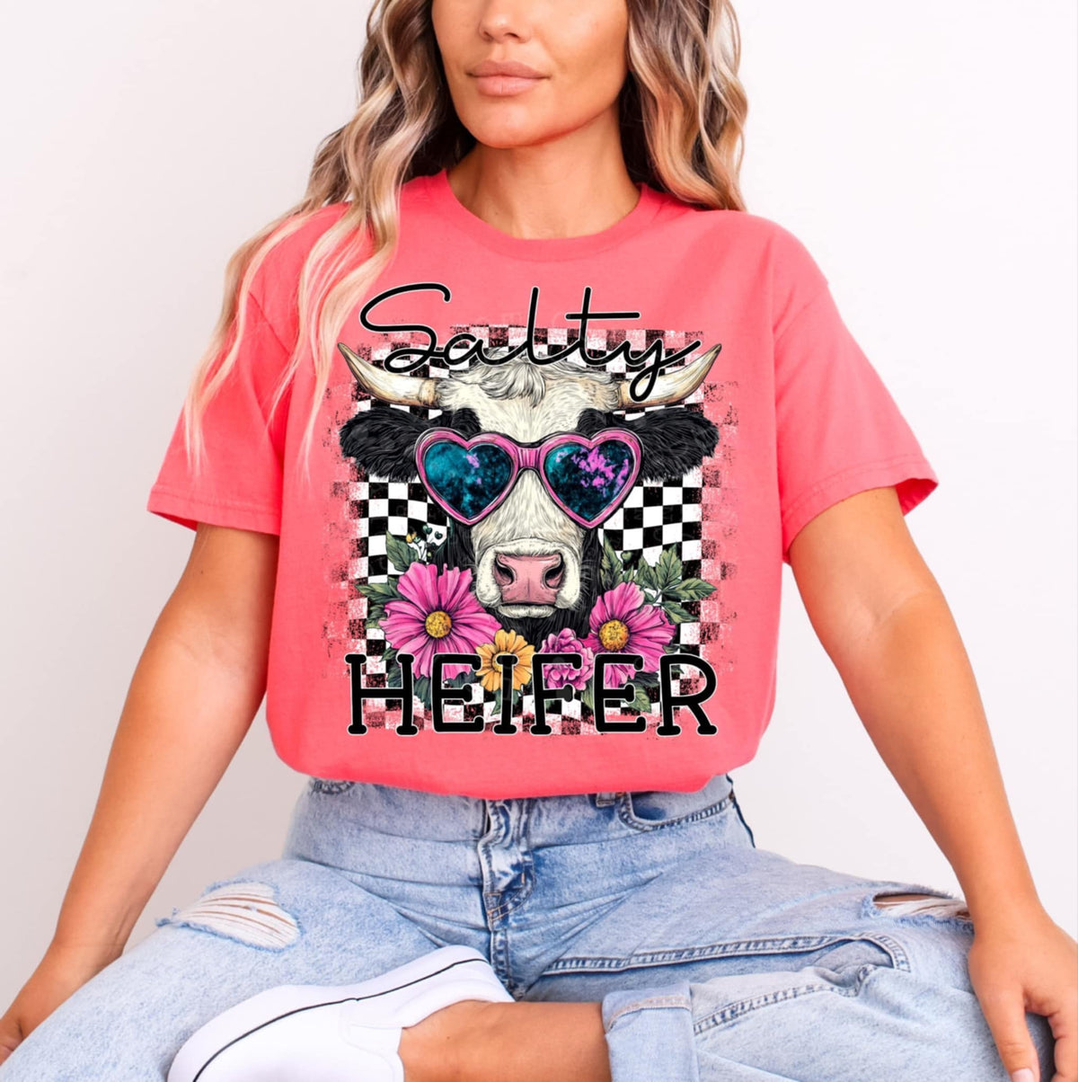 Salty heifer 96630 DTF transfer
