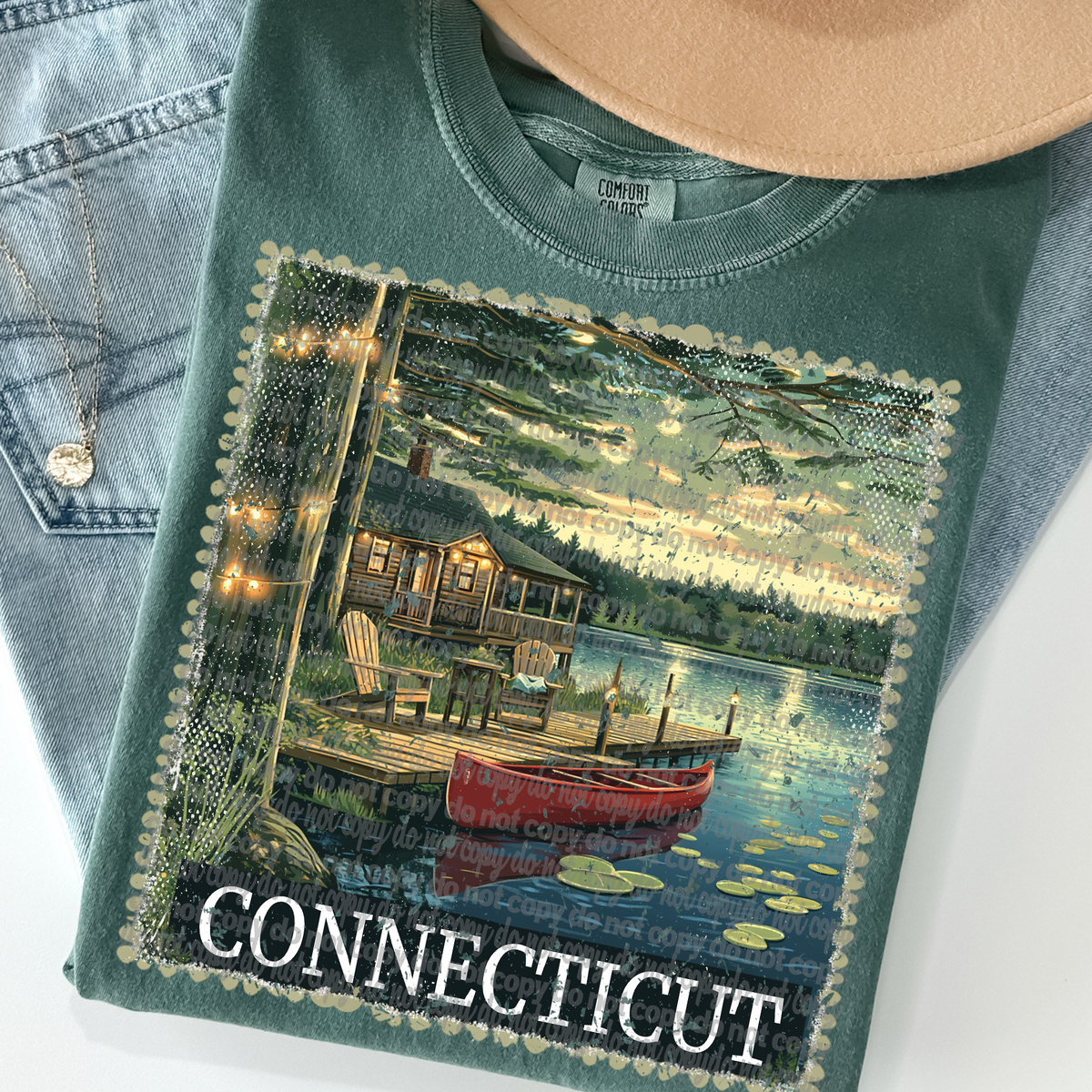 Connecticut State Stamp (TTD) 99102 DTF transfer