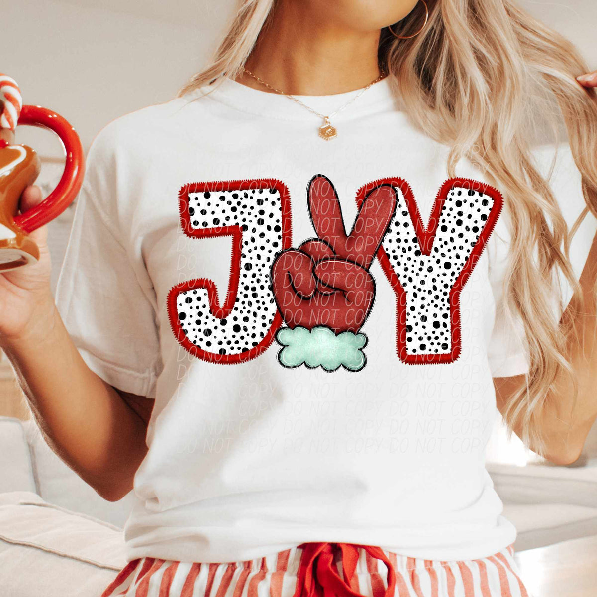 Joy Santa peace (CITY) 65050 DTF transfer