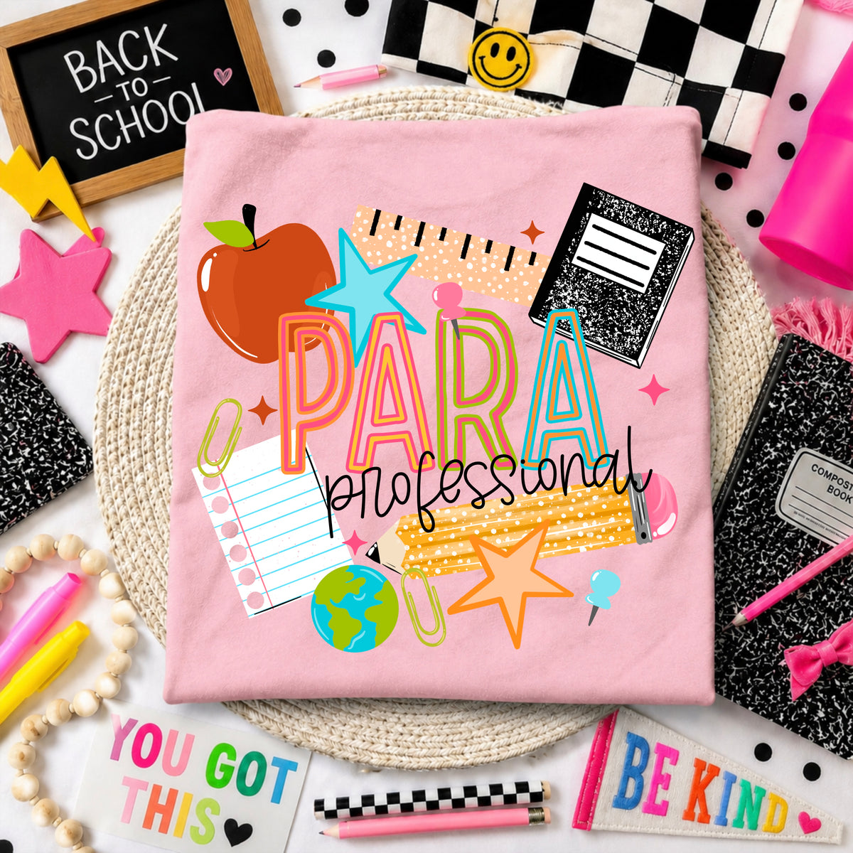 Para professional with pencil and stars (CSC) DTF Transfer