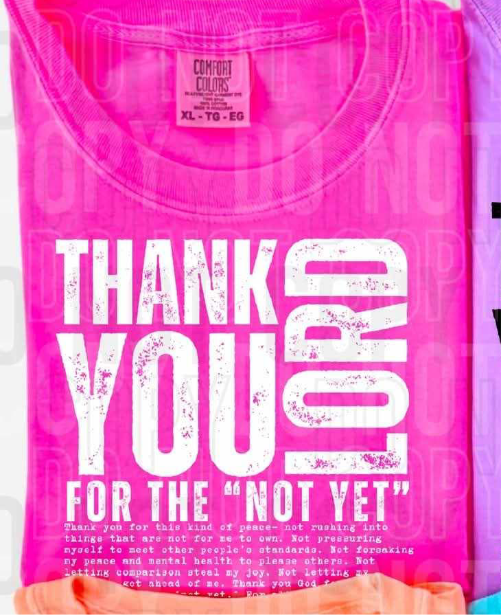 Thank you Lord for the not yet WHITE (SBB) DTF transfer