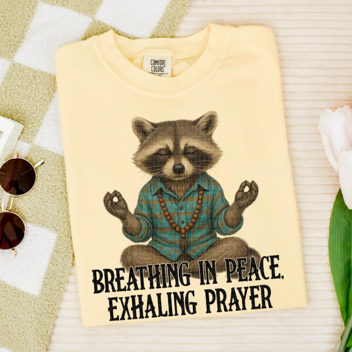 Breathing in peace exhaling prayer (SDD) 98385 DTF transfer