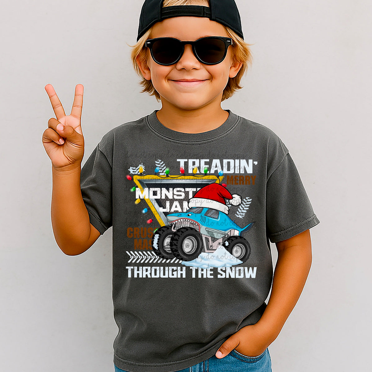 Christmas Truck: megladon 115610 DTF transfer