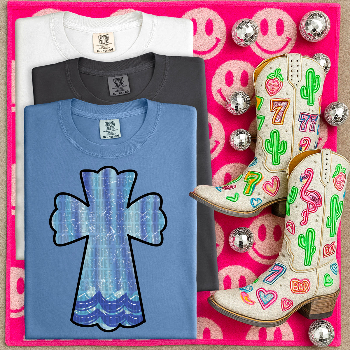 Blue cross 103379 DTF transfer