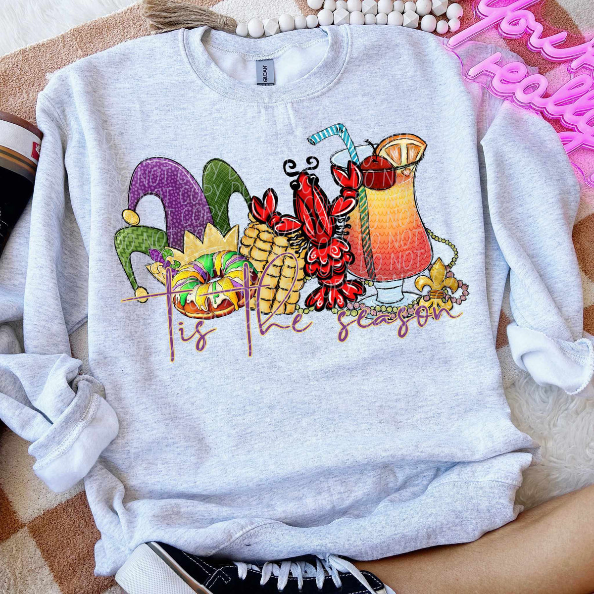 Tis the season Mardi Gras (CITY) 80764 DTF transfer