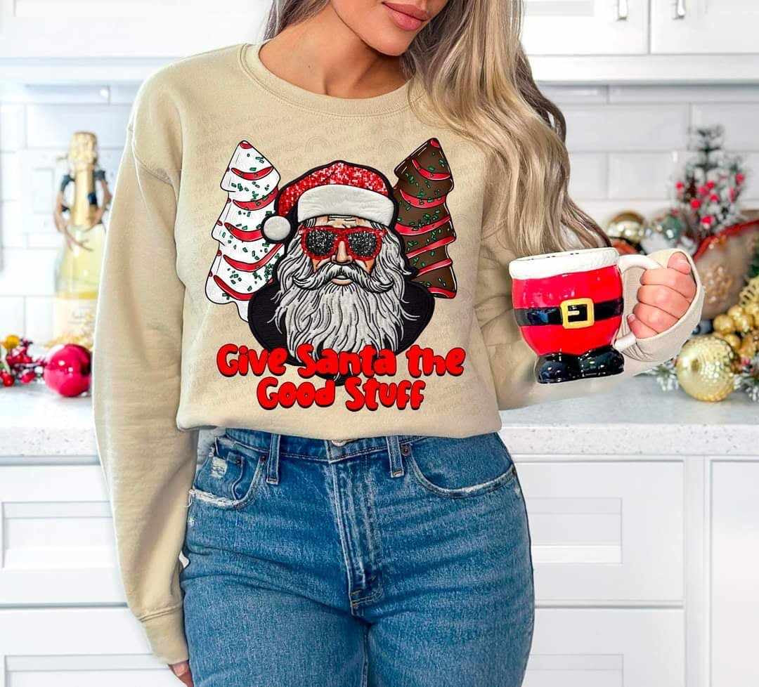 Give Santa the good stuff (DDD) 62639 DTF transfer