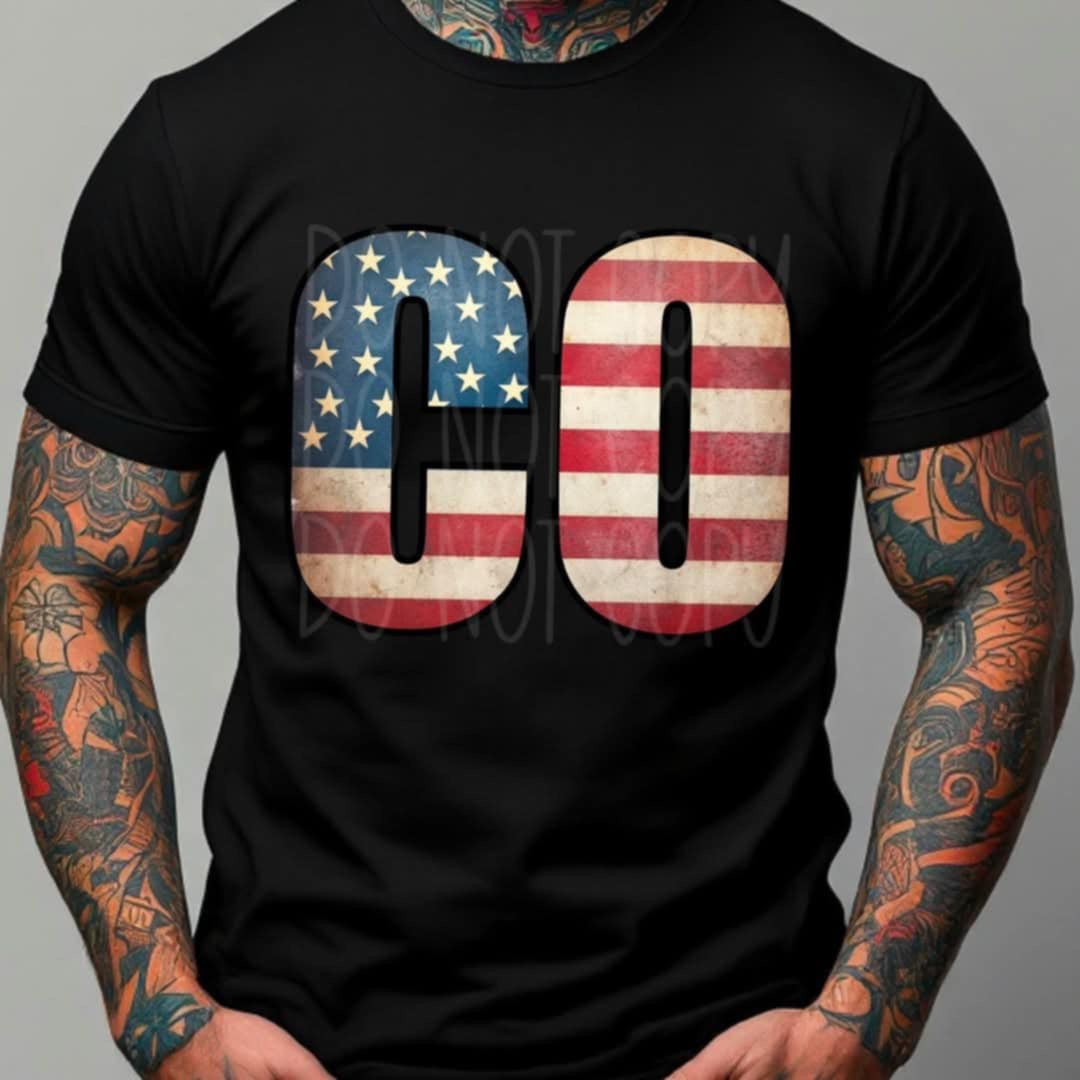 Patriotic States Initials