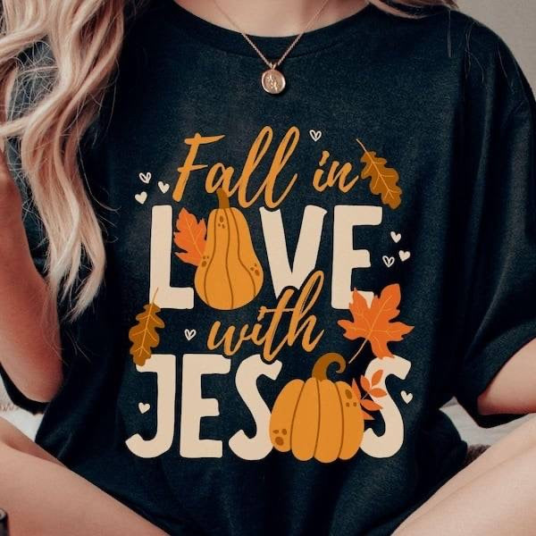 Fall in love with Jesus (KARTA) 62930 DTF transfer