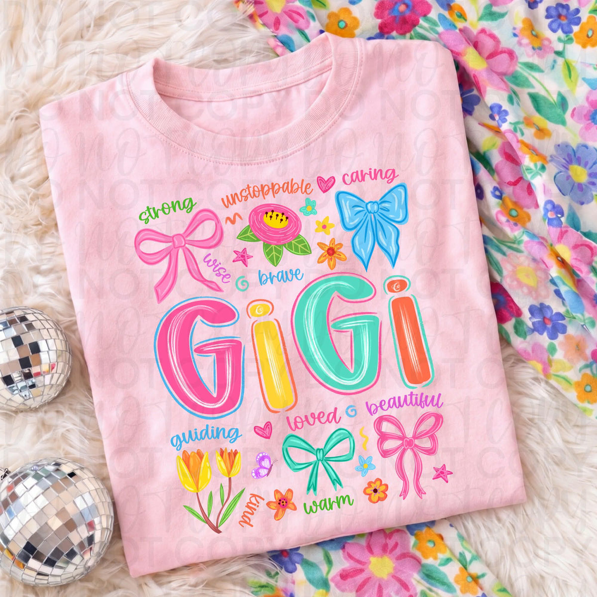 Gigi affirmations Sunday Special DTF transfer
