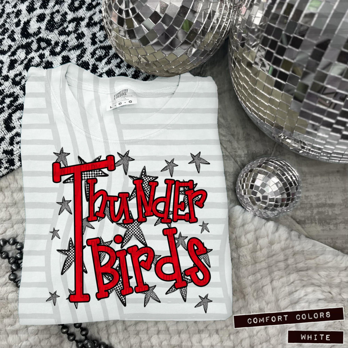 Red Staggered Mascots (Caplinger)